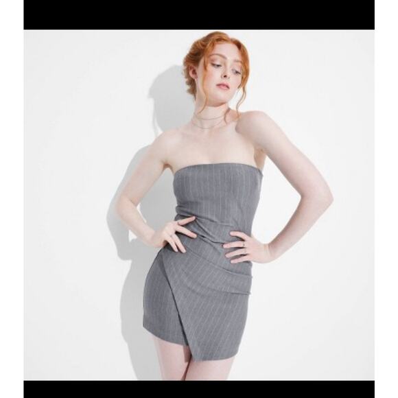 Women's Tube Mini Bodycon Suiting Dress - Wild Fable L - Picture 1 of 5